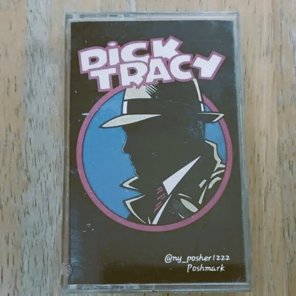 *𝓥𝓲𝓷𝓽𝓪𝓰𝓮 Dick Tracy Motion Picture Movie Soundtrack Cassette Tape